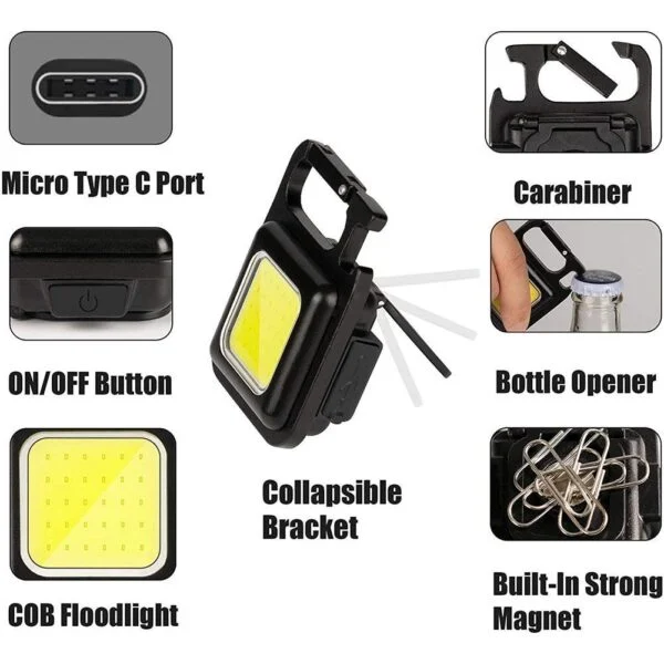 Rechargeable Multifunctional Portable LED Work Light