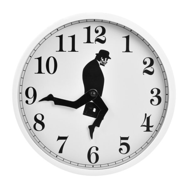 Silly Walks Wall Clock