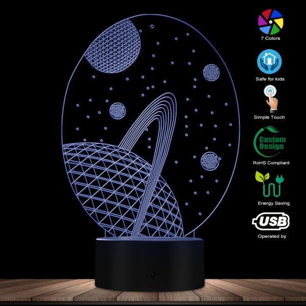 Galaxy 3D Lamp