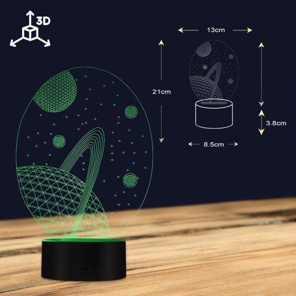 Galaxy 3D Lamp