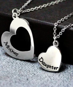 Mother Daughter Necklace Set