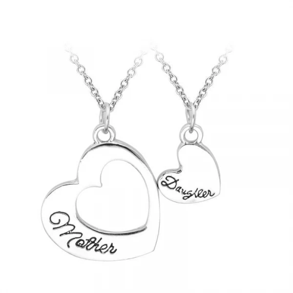 Mother Daughter Necklace Set