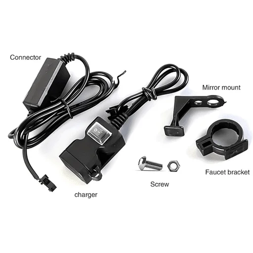 Motorcycle Handlebar USB Charger