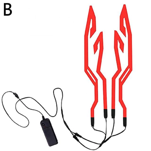 Motorcycle Helmet Light Bar