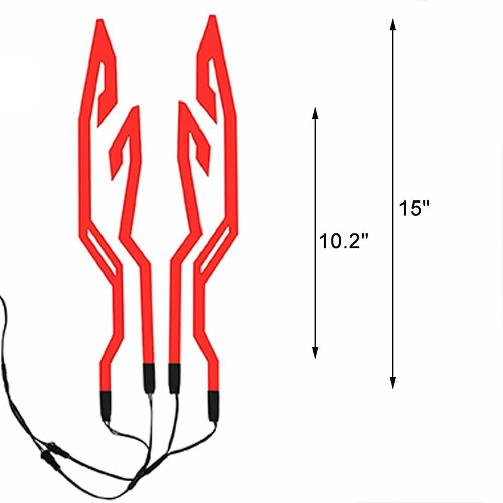 Motorcycle Helmet Light Bar