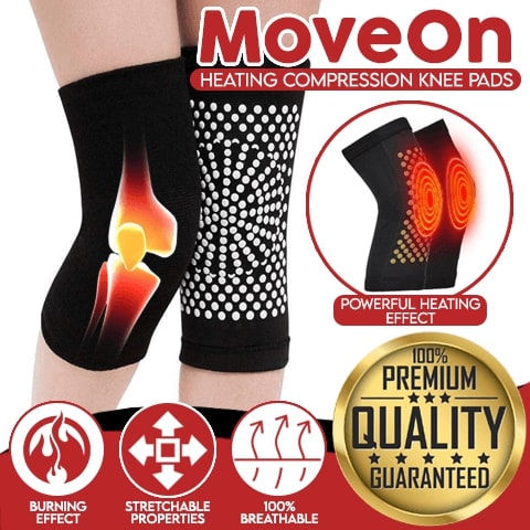 MoveOn Heating Compression Knee Pads