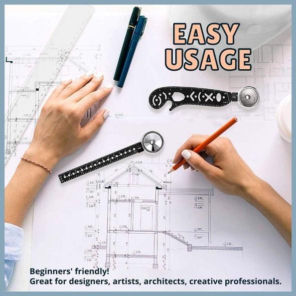 Multi Function Drawing Ruler