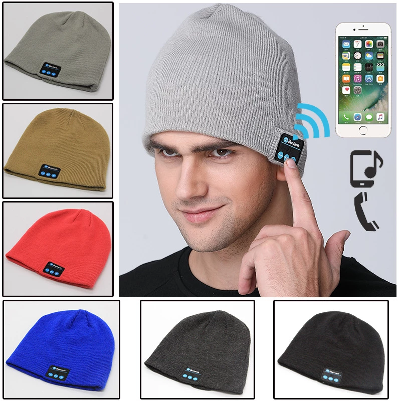 Multifunctional Knitted Music Hat