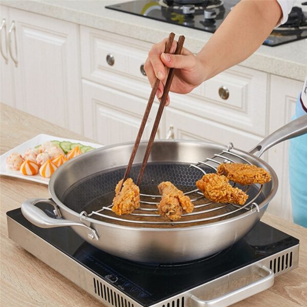 Semi Circular Frying Pan Rack