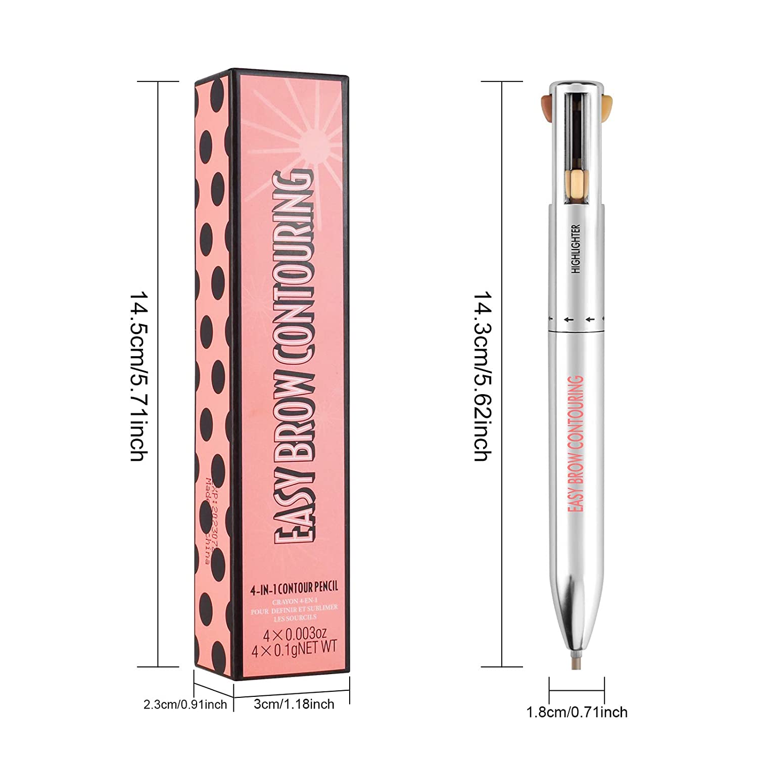 Multifunctional Travel Makeup Pen