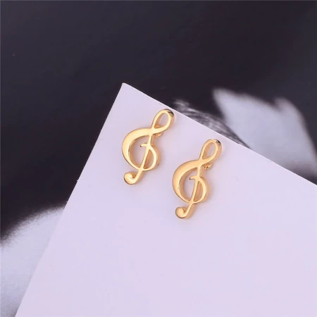 Music Note Earrings (Different Colors)