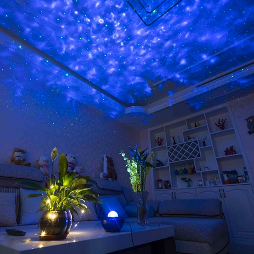 Remote Controlled Bluetooth Music Starry Galaxy Projector Light