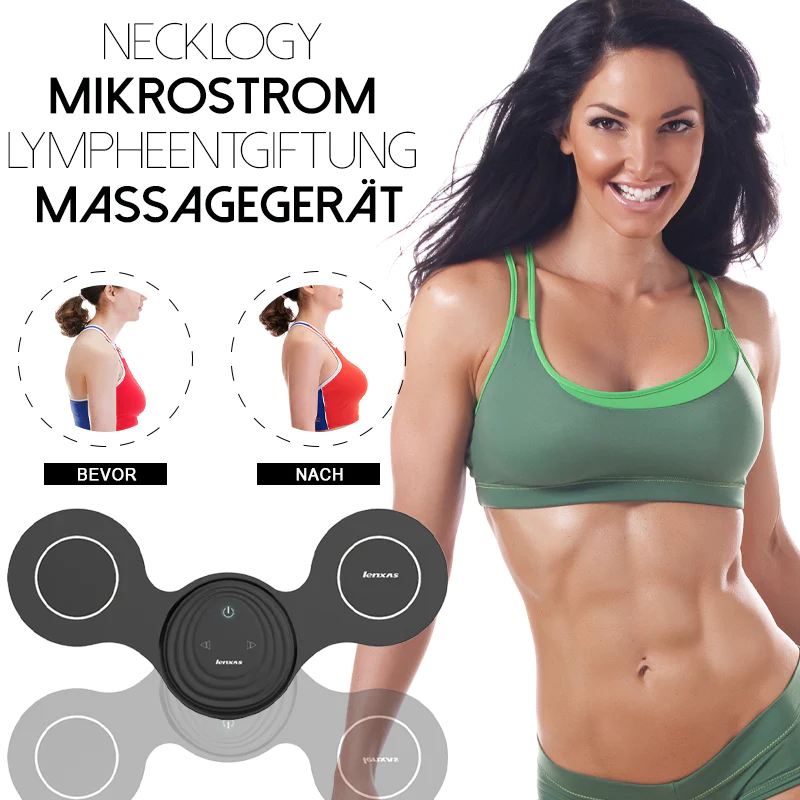 NECKLOGY Microcurrent LympDetox Massager