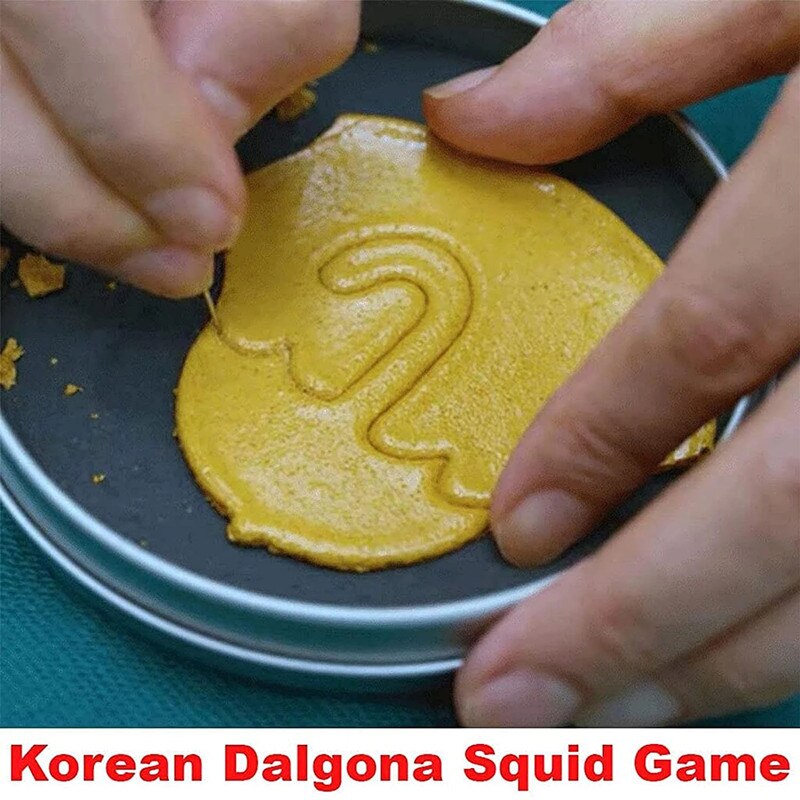 Squid Game Dalgona Candy Cookie Mold