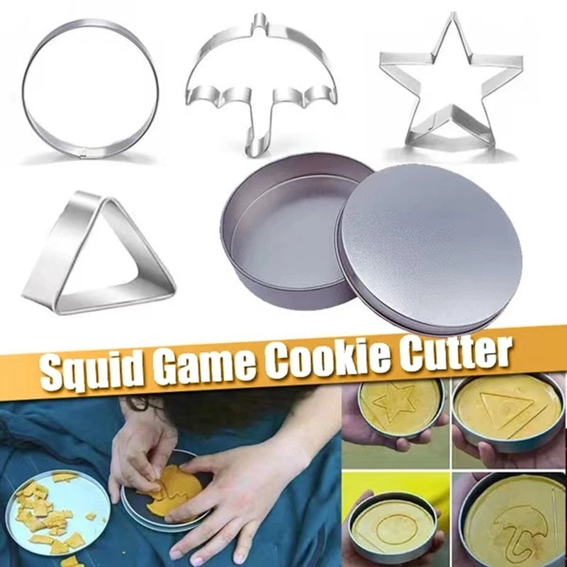 Squid Game Dalgona Candy Cookie Mold