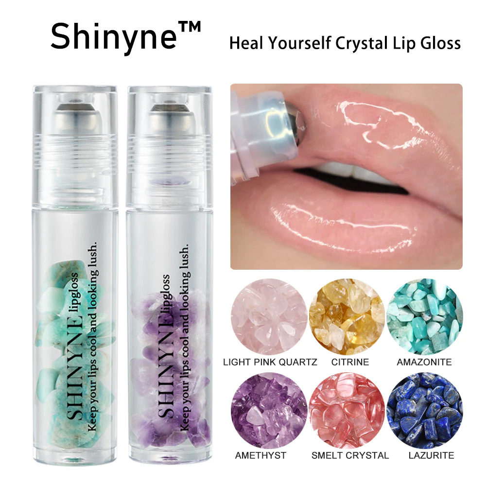 NEW Shinyne Natural Crystal Moisturizing lush lip Gloss Lips Plumping