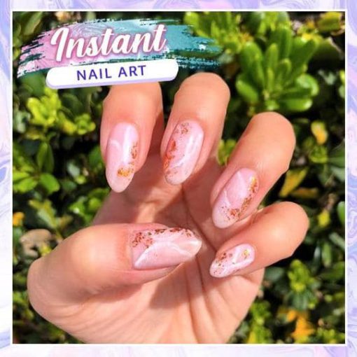 Nailtural Instant Marble Foil Stickers