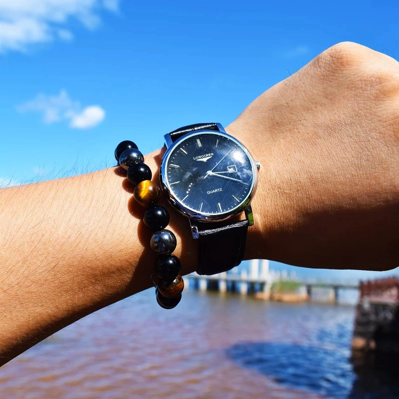 Magnetic Obsidian Anklet