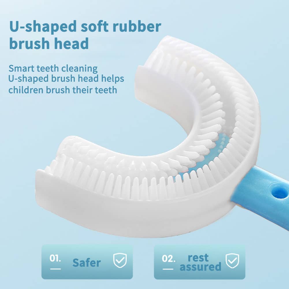 All Rounded Children U Shape Toothbrush