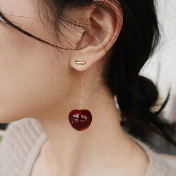 Celia Rouge Cherry Earrings