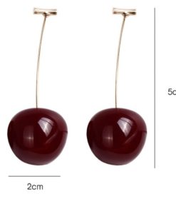 Celia Rouge Cherry Earrings