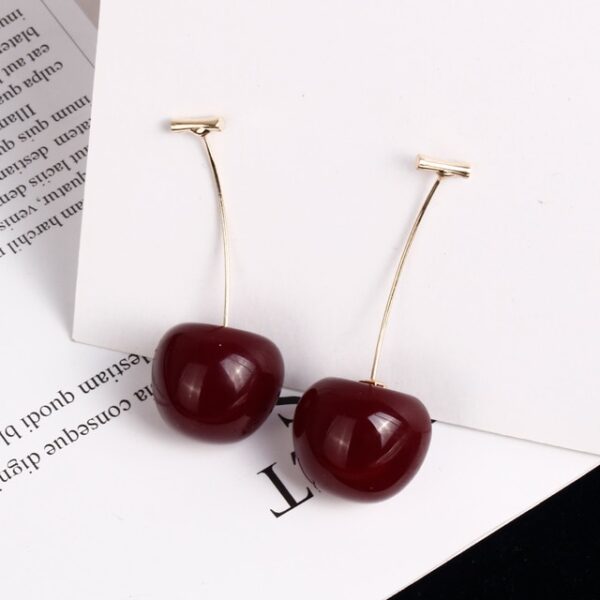 Celia Rouge Cherry Earrings