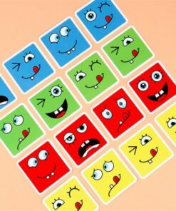 Matching Face Changing Building Block Puzzle