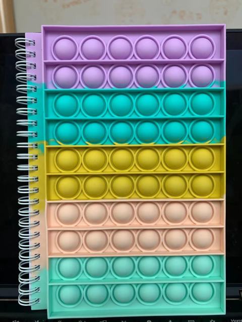 Poppin Pop Bubble Notebook