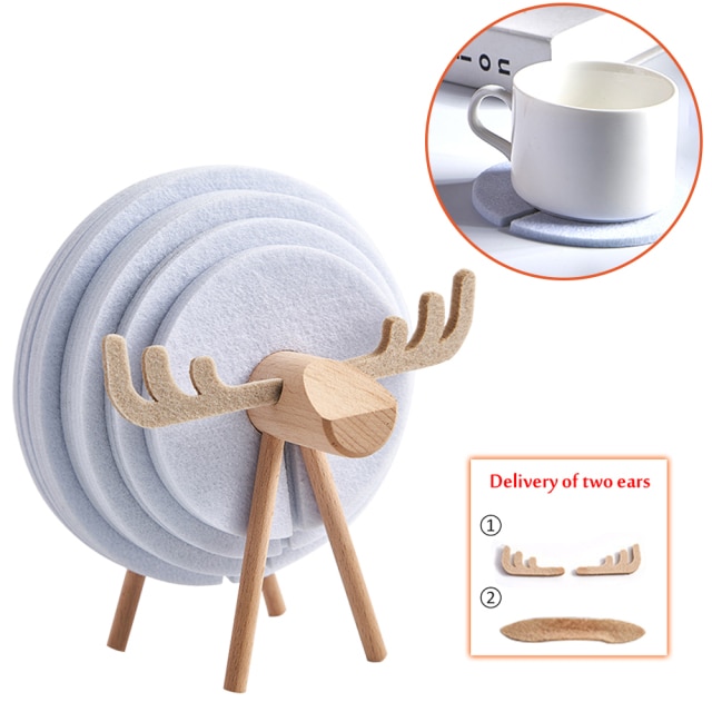 Sheep Shape Anti Slip Cup Pads