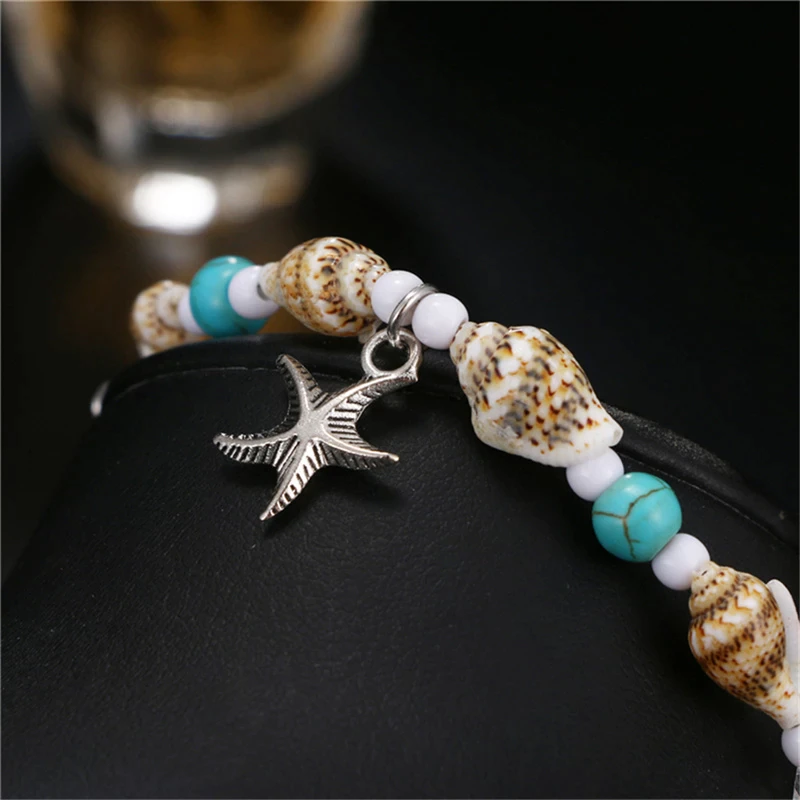 New Shell Beads Beach Anklets for Women