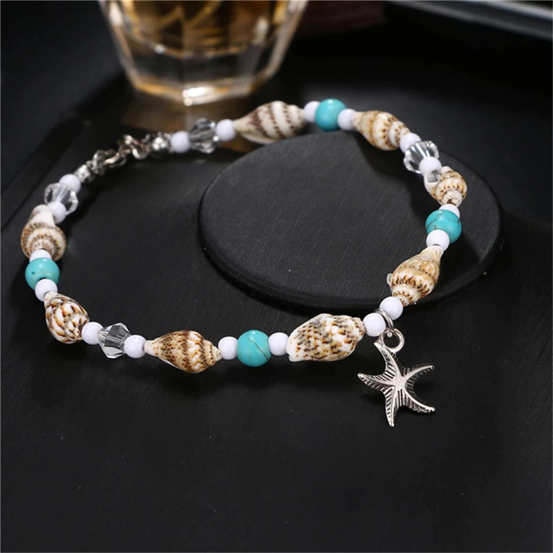 New Shell Beads Beach Anklets for Women