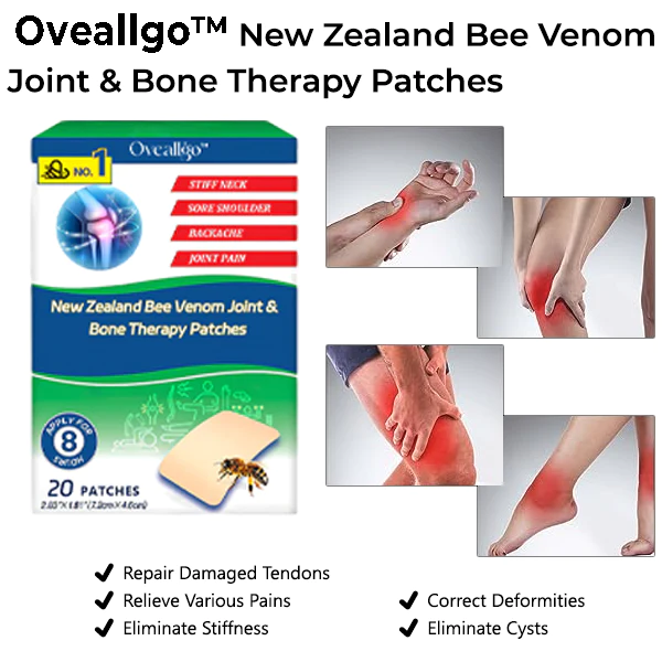 Oveallgo New Zealand Bee Venom Joint & Bone Therapy Patches