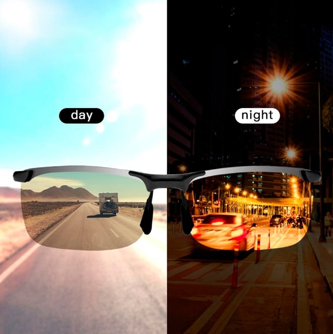 Night Vision Photochromic Glasses