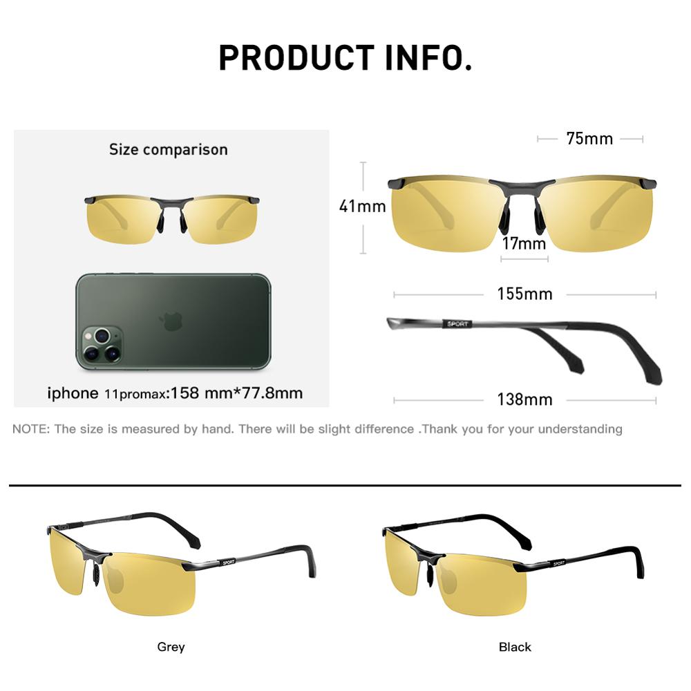 Night Vision Photochromic Glasses