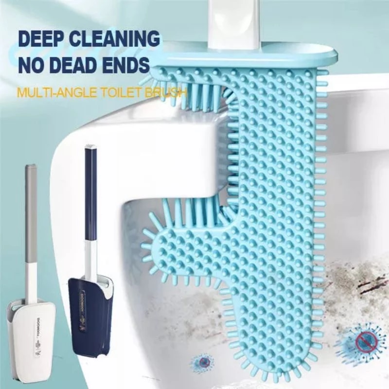 No Dead Corner Bathroom Toilet Brush