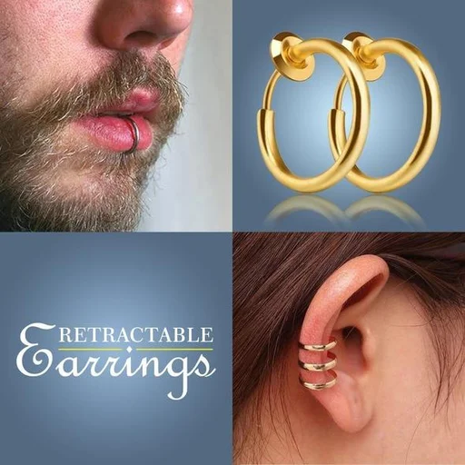 Non-Piercing Septum Earrings Hoop