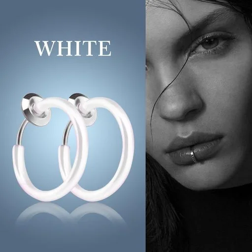 Non-Piercing Septum Earrings Hoop