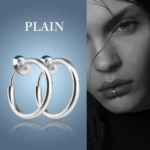 Non-Piercing Septum Earrings Hoop