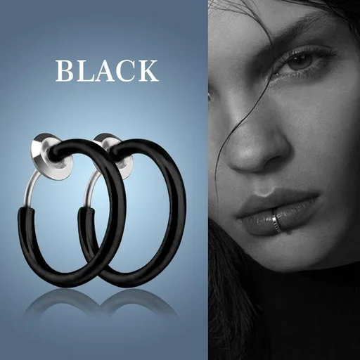 Non-Piercing Septum Earrings Hoop