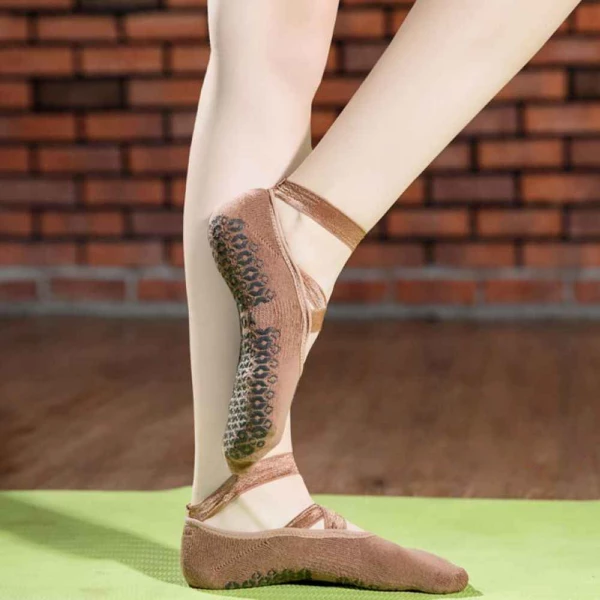 Non-Slip Ballerina Ballet Socks with Grips