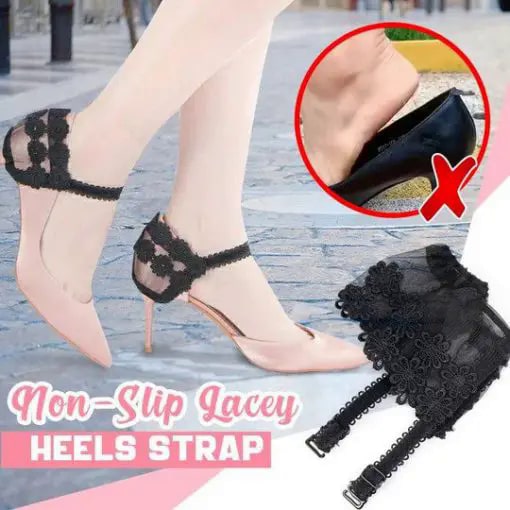 Non-Slip Lacey Heels Strap