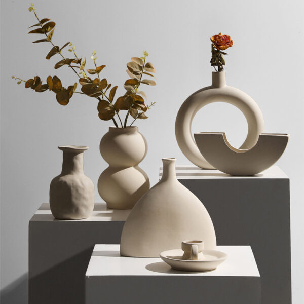 Nordic Ceramic Flower Vases