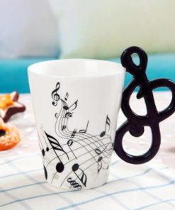 Novelty Guitar Ceramic Mug