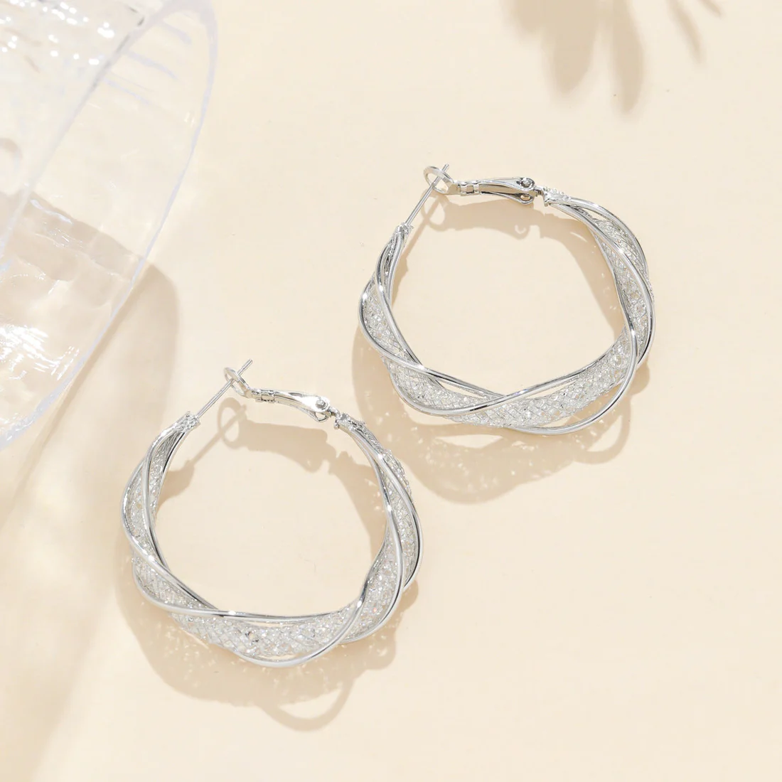 Liascy LymphaFit Twist Hoop Earrings