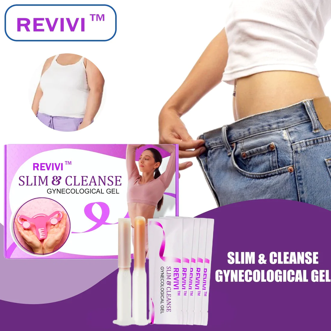 Revivi Slim & Detoxification Gynecological Vaginal Gel