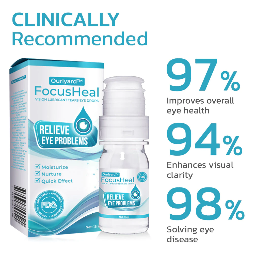 Ourlyard FocusHeal Vision Lubricant Tears Eye Drops