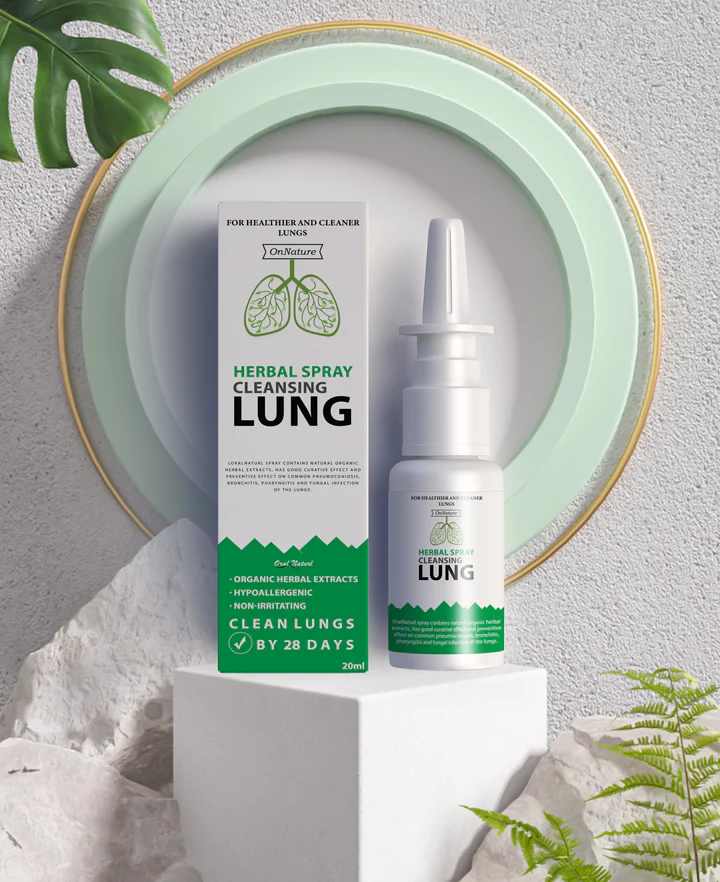 OnNatureŽ Organic Herbal Lung Cleanse & Repair Nasal Spray PROFlash Sale Now