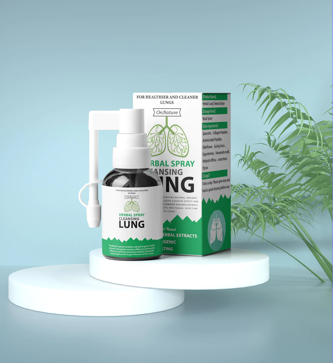 Oveallgo Detox Herbal Lung Cleansing Spray