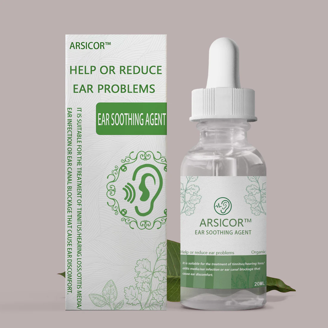 Organic Herbal Drops for Tinnitus