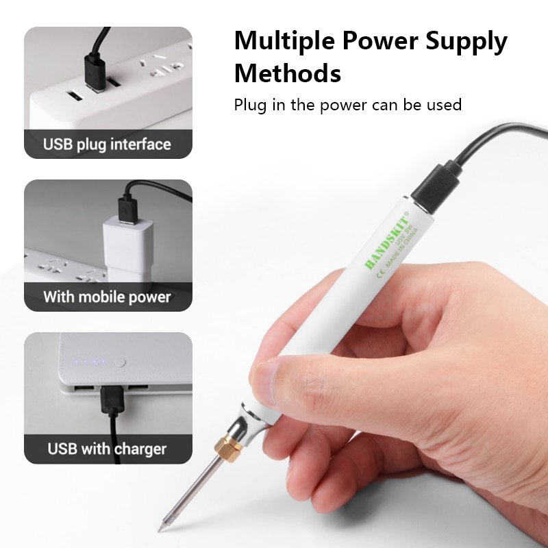 USB Portable Electric Soldering Iron Set